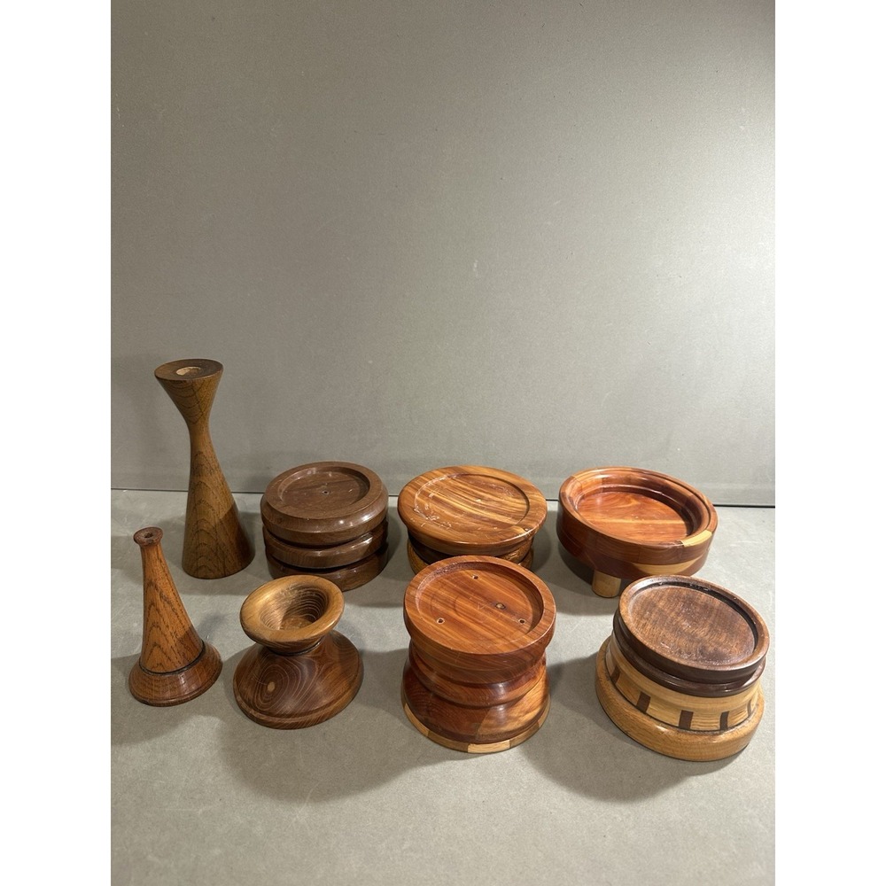 Candle Holders‎ Lot (some Handmade & Vintage)